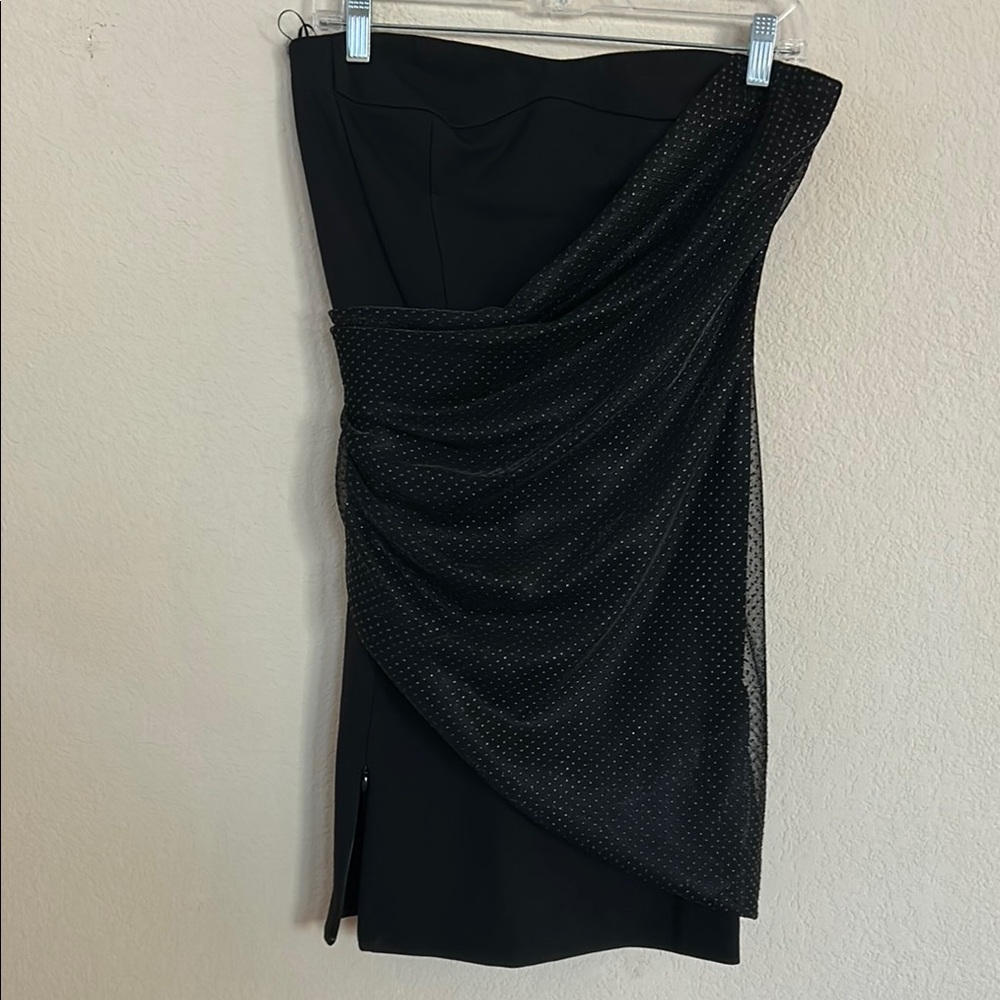 Topshop Black mini Dress size 8